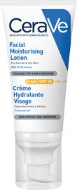 CERAVE תחליב לחות לפנים לעור רגיל עד יבש SPF30 52 מ"ל
