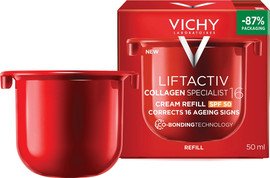 VICHY ליפטאקטיב קרם קולגן ספיישליסט SPF50 - מילוי 50 מ"ל