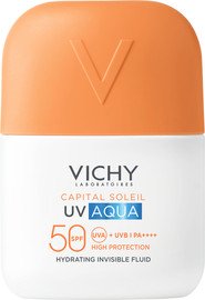 VICHY קפיטל סוליי אקווה פלויד תחליב הגנה לפנים SPF50 50 מ"ל