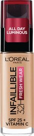 L'OREAL PARIS INFALLIBLE FRESH WEAR מייק אפ 140 30 מ"ל