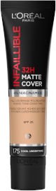 L'OREAL PARIS INFALLIBLE MATTE COVER מייק אפ עמיד עד 24 שעות בגימור מאט 175 30 מ"ל