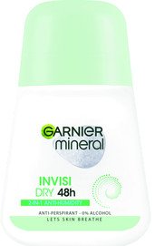 GARNIER מינרל דאודורנט רול און אינביזי דריי 50 מ"ל