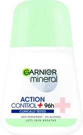 GARNIER מינרל דאודורנט רול אקשן קונטרול 96 שעות 50 מ"ל