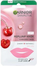 GARNIER TISSUE MASK מסכת דובדבן שפתיים