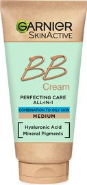 GARNIER SKIN NATURALS קרם לחות BB בתוספת גוון ללא שמן 02 50 מ"ל