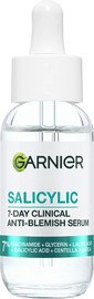 GARNIER PURE ACTIVE סרום עם חומצה סליצילית לתיקון מראה פגמי עור 30 מ"ל